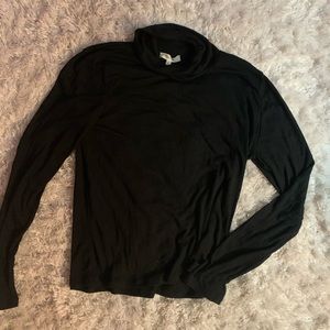 Madewell Black Turtle Neck Long-sleeve